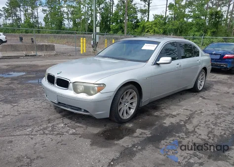 2003 BMW 745Li from USA, damaged, VIN WBAGN63483DR12662
